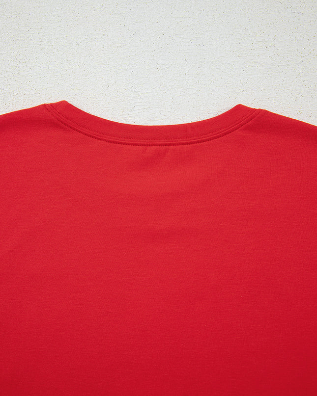 Tomato Red COWBOY Vintage Graphic Loose Tee