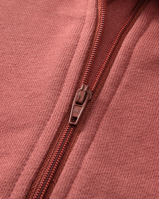 Black Zip Up Stand Collar Ribbed Thumbhole Sleeve Sweatshirt
