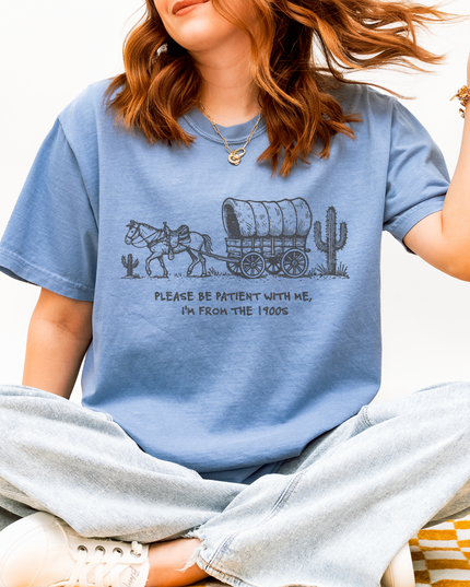 Please Be Patient With Me Tee – Funny Vintage Graphic Shirt