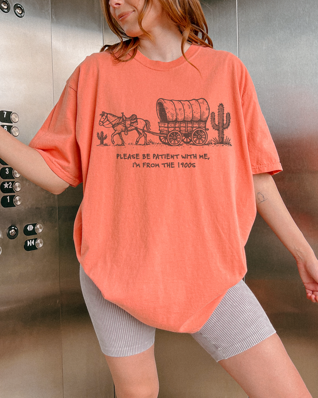 Please Be Patient With Me Tee – Funny Vintage Graphic Shirt