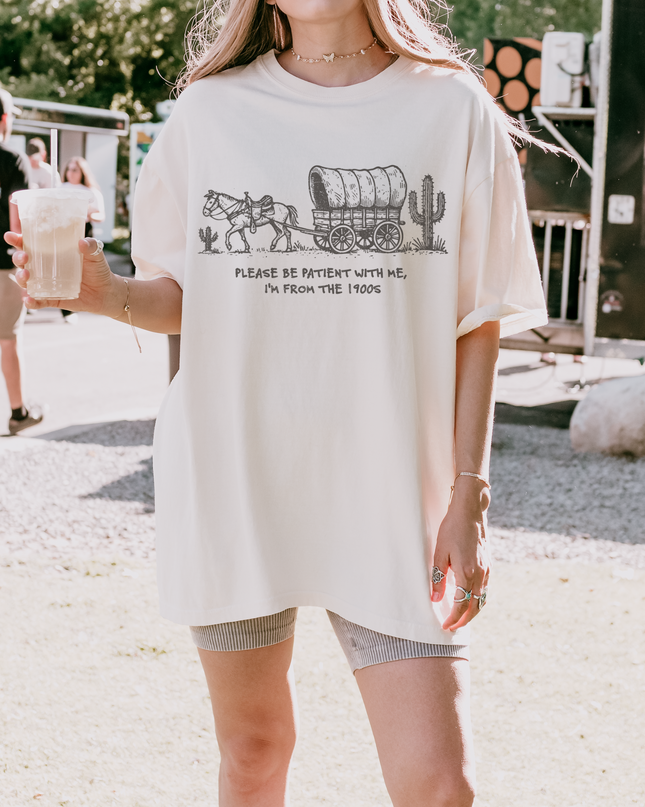 Please Be Patient With Me Tee – Funny Vintage Graphic Shirt