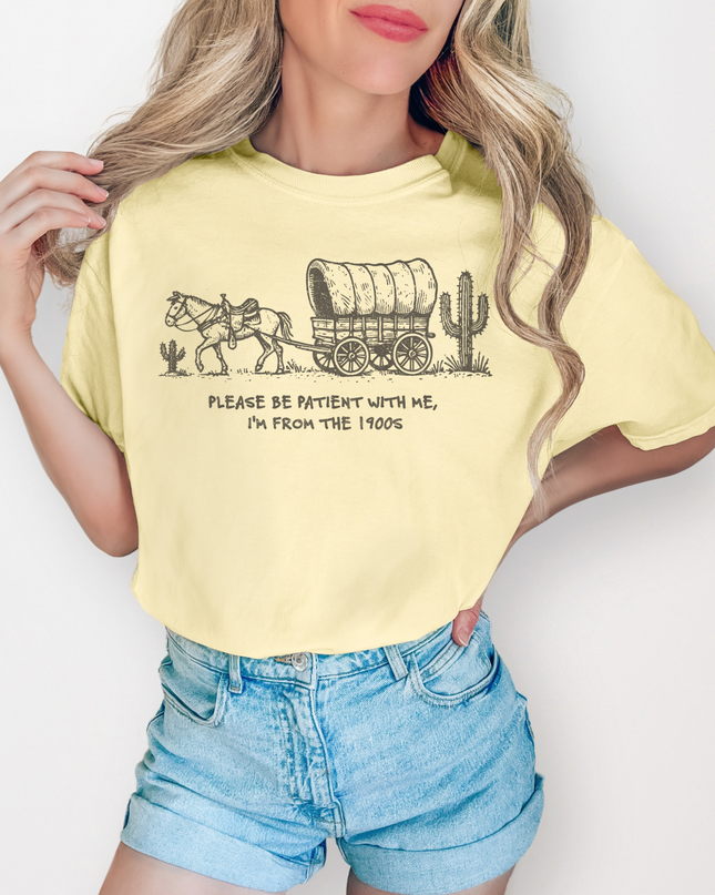 Please Be Patient With Me Tee – Funny Vintage Graphic Shirt