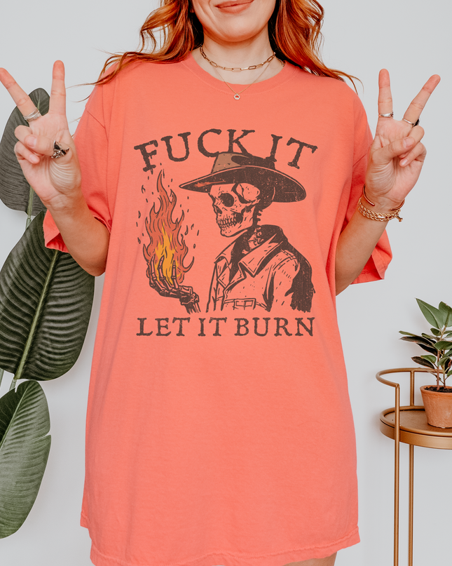 Oversized Graphic Tee – Comfort Colors Vintage Style | Multiple Colors