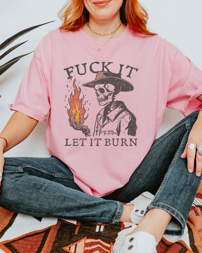 Oversized Graphic Tee – Comfort Colors Vintage Style | Multiple Colors