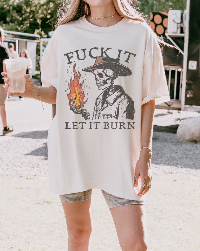 Oversized Graphic Tee – Comfort Colors Vintage Style | Multiple Colors