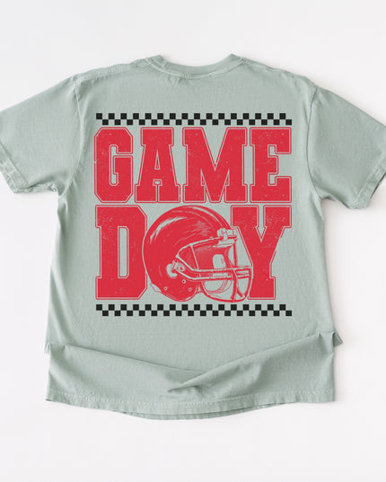 Game Day Graphic Tee – Retro Football Shirt for Women | Oversized Tailgate T-Shirt