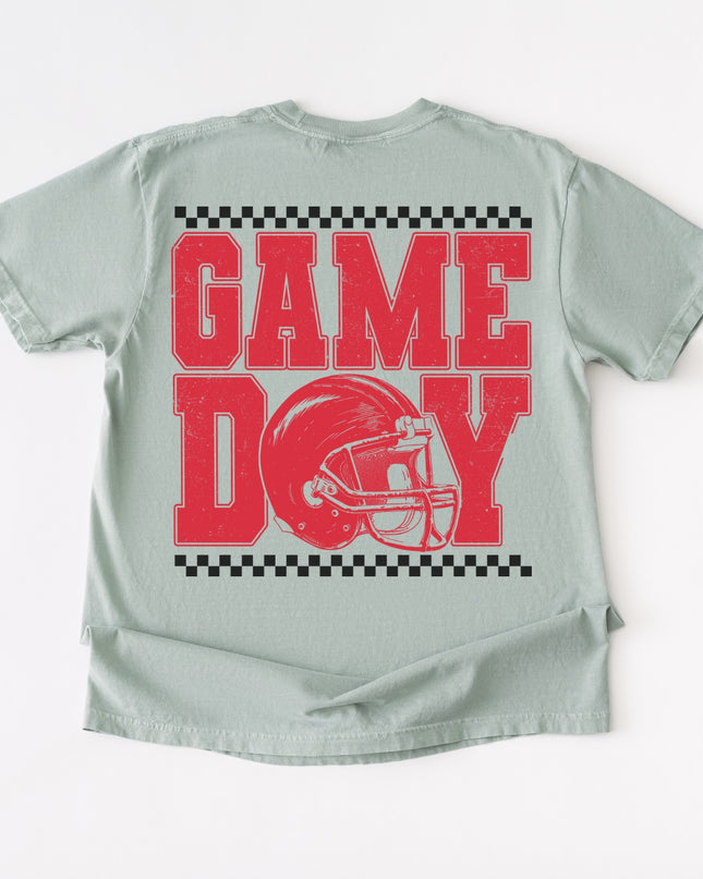 Game Day Graphic Tee – Retro Football Shirt for Women | Oversized Tailgate T-Shirt