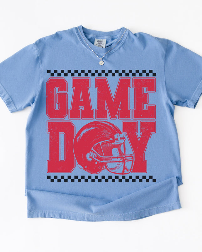Game Day Graphic Tee – Retro Football Shirt for Women | Oversized Tailgate T-Shirt