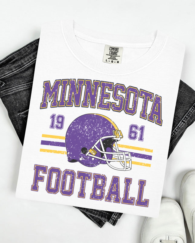 Vintage Minnesota Football T-Shirt, Casual Sportswear, Unisex Tees, Game Day Outfit, Gift for Football Fans