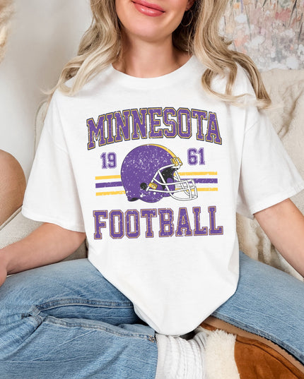 Vintage Minnesota Football T-Shirt, Casual Sportswear, Unisex Tees, Game Day Outfit, Gift for Football Fans