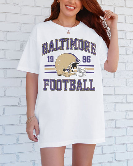 Baltimore Football T-Shirt | Retro Vintage Sports Tee | Game Day Shirt