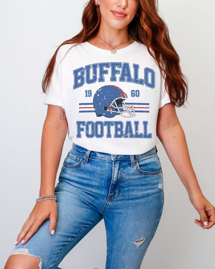 Buffalo Football T-Shirt | Retro Vintage Sports Tee | Game Day Shirt
