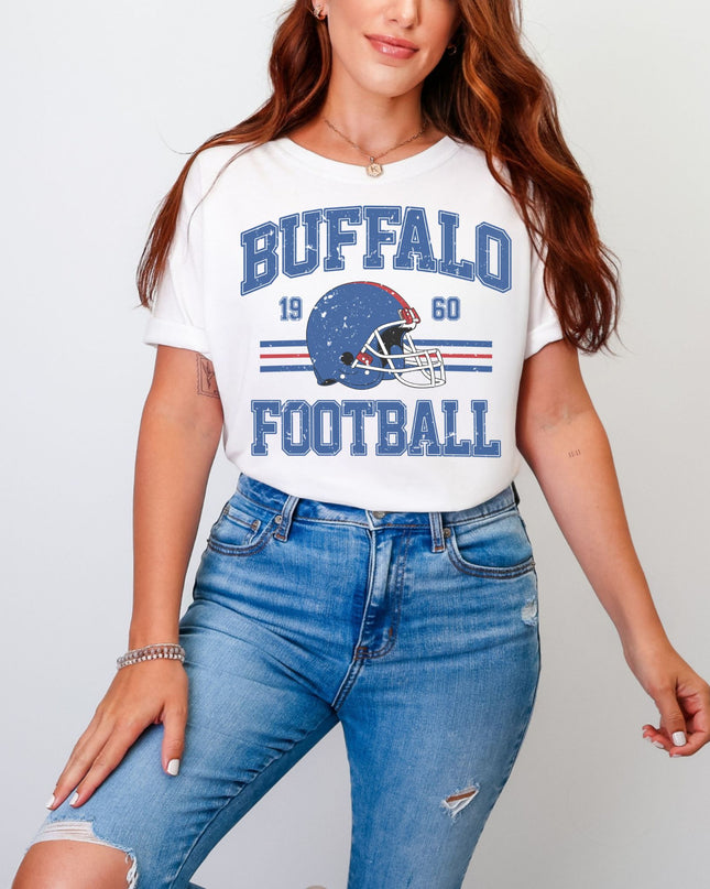 Buffalo Football T-Shirt | Retro Vintage Sports Tee | Game Day Shirt