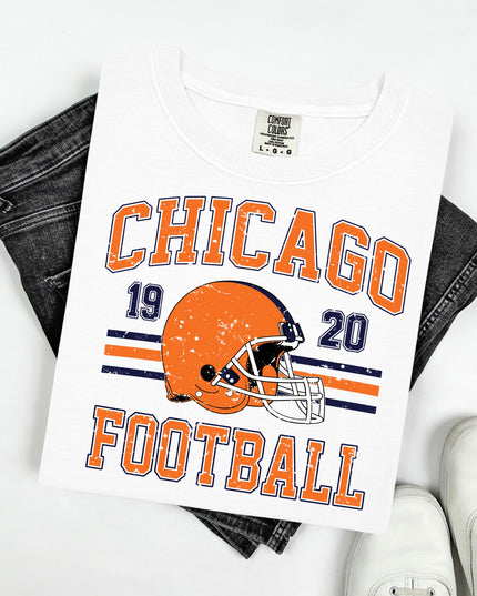 Chicago Football T-Shirt | Retro Vintage Sports Tee | Game Day Shirt