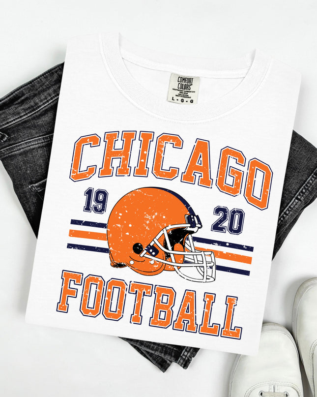 Chicago Football T-Shirt | Retro Vintage Sports Tee | Game Day Shirt