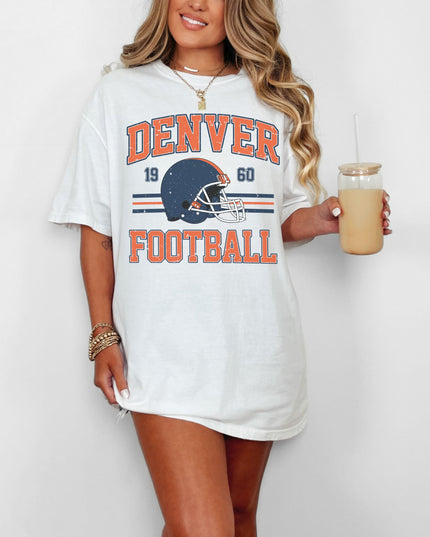 Denver Football T-Shirt | Retro Vintage Sports Tee | Game Day Shirt