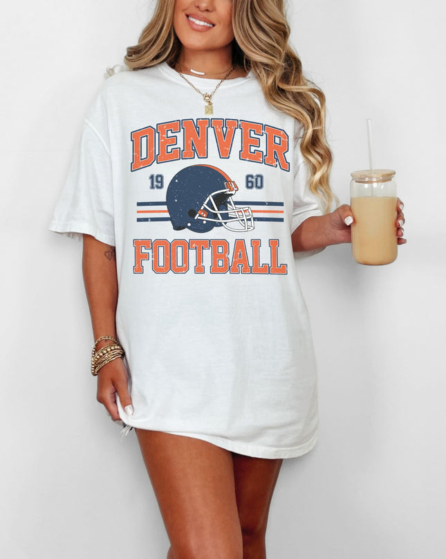 Denver Football T-Shirt | Retro Vintage Sports Tee | Game Day Shirt