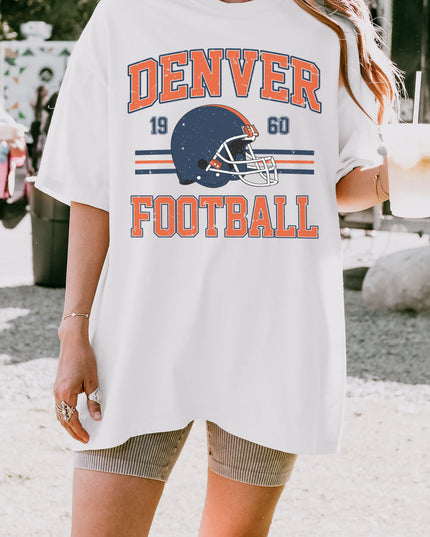 Denver Football T-Shirt | Retro Vintage Sports Tee | Game Day Shirt