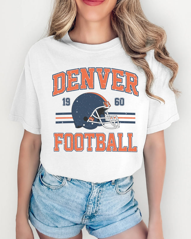 Denver Football T-Shirt | Retro Vintage Sports Tee | Game Day Shirt
