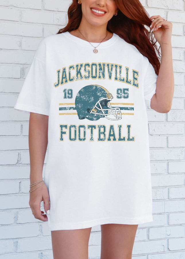 Jacksonville Football T-Shirt | Retro Vintage Sports Tee | Game Day Shirt