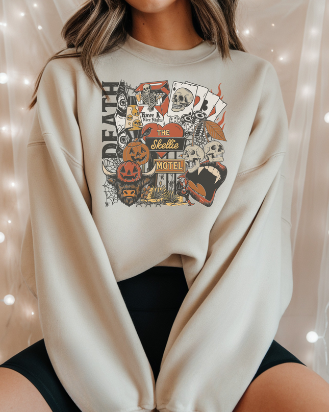 Halloween Vibes Crewneck Sweatshirt, Cozy Fall Fashion, Spooky Autumn Style, Unisex Sweatshirt, Halloween Apparel, Perfect Gift