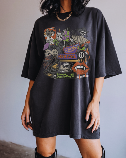 Vintage Graphic Tee, Unisex T-shirt, Retro Style, Casual Streetwear, Perfect for Parties and Festivals