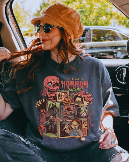 Halloween Horror Unisex T-shirt, Spooky Tee for Fans, Perfect for Parties, Gift for Horror Lovers, Unique Graphic Tee