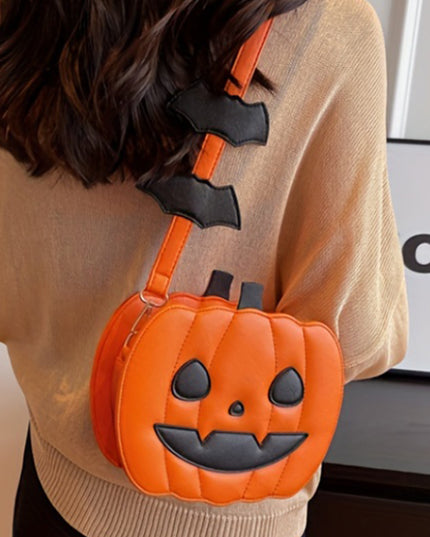 Carrot Halloween Pumpkin Shoulder Bag