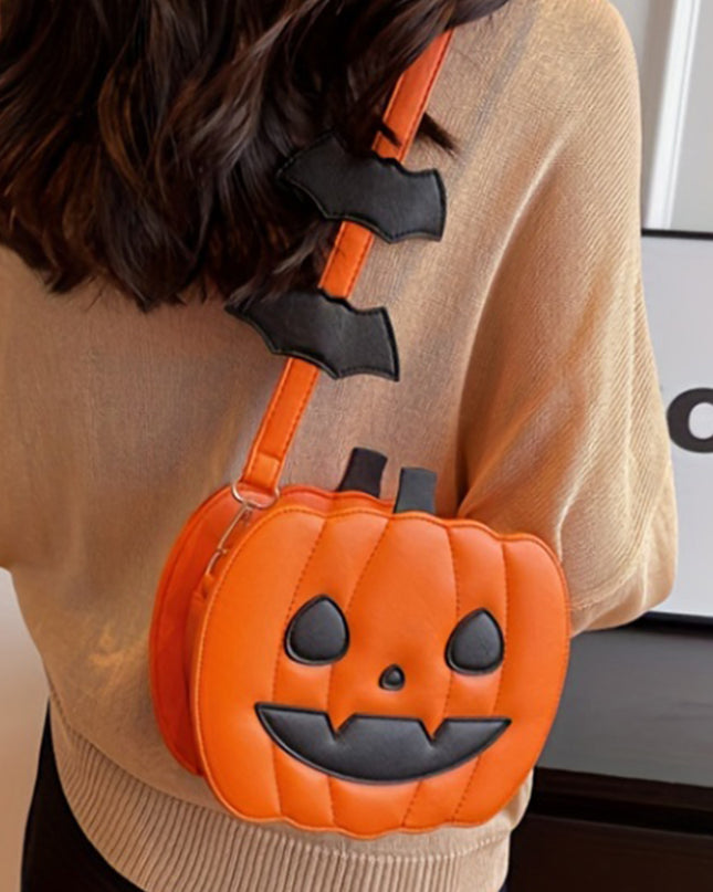 Carrot Halloween Pumpkin Shoulder Bag
