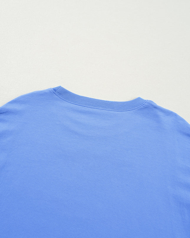 Sky Blue Rodeo Letter Graphic Tee