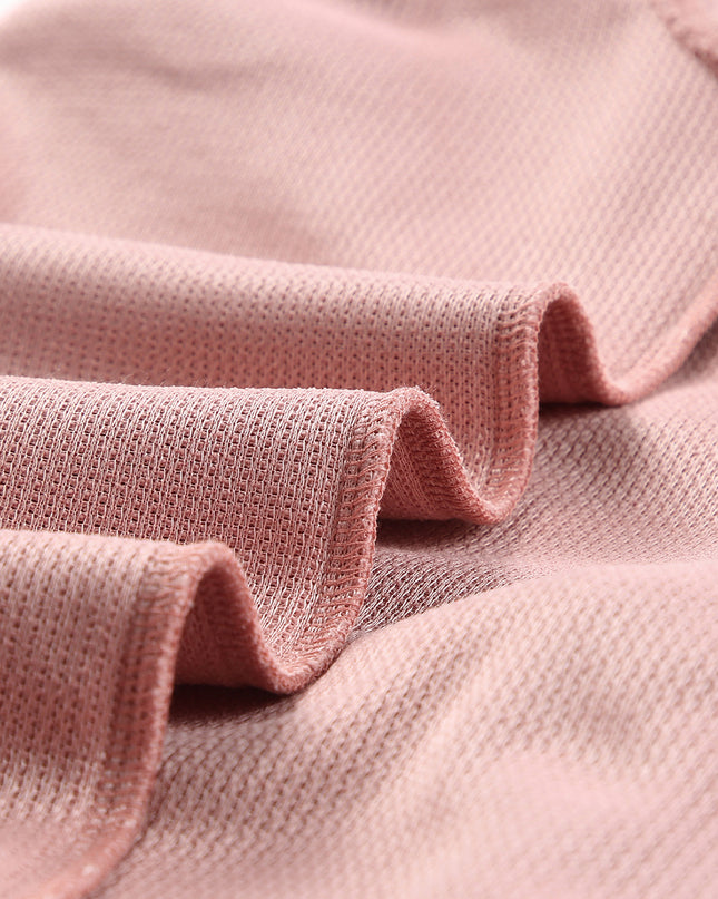 Green Ribbed Round Neck Drop Sleeve Pullover Sweatshirt