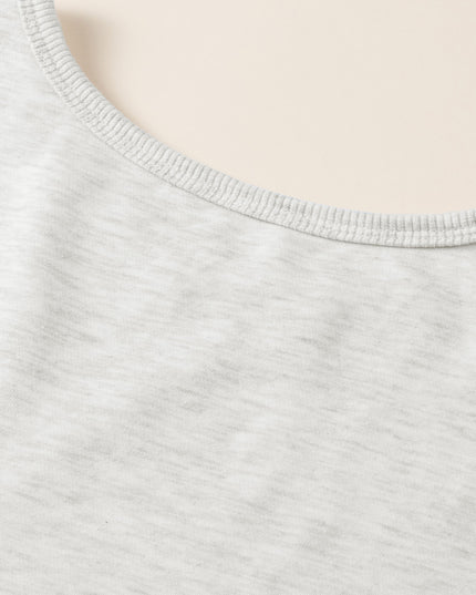 White Solid Color Ruffle Hem Mini Sweatshirt Dress