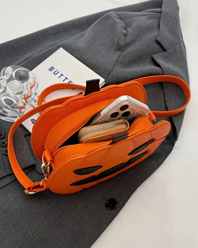 Carrot Halloween Pumpkin Shoulder Bag
