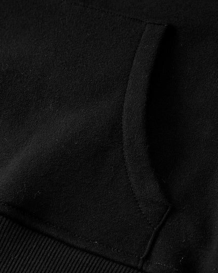 Black Zip Up Stand Collar Ribbed Thumbhole Sleeve Sweatshirt