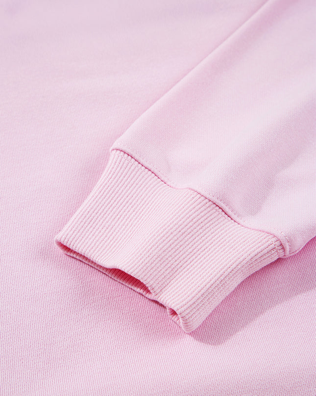 Pink GAME DAY Football Print Casual Sweatshirt