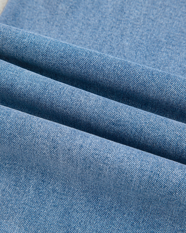 Beau Blue Vintage Washed Knot Belt Wide Leg Jeans