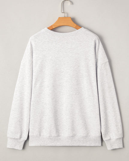 Black GAME DAY Vintage Washed Sweatshirt – Oversized Baggy Graphic Pullover