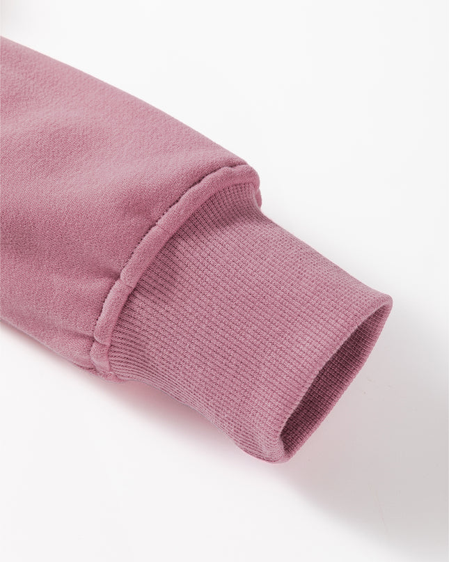White Zipper Collared Drop Shoulder Plain Sweatshirt