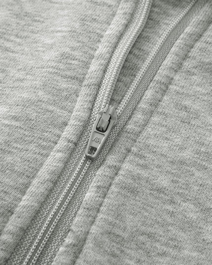 Black Zip Up Stand Collar Ribbed Thumbhole Sleeve Sweatshirt