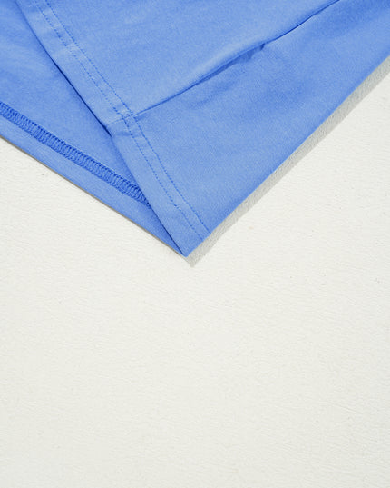 Sky Blue Rodeo Letter Graphic Tee