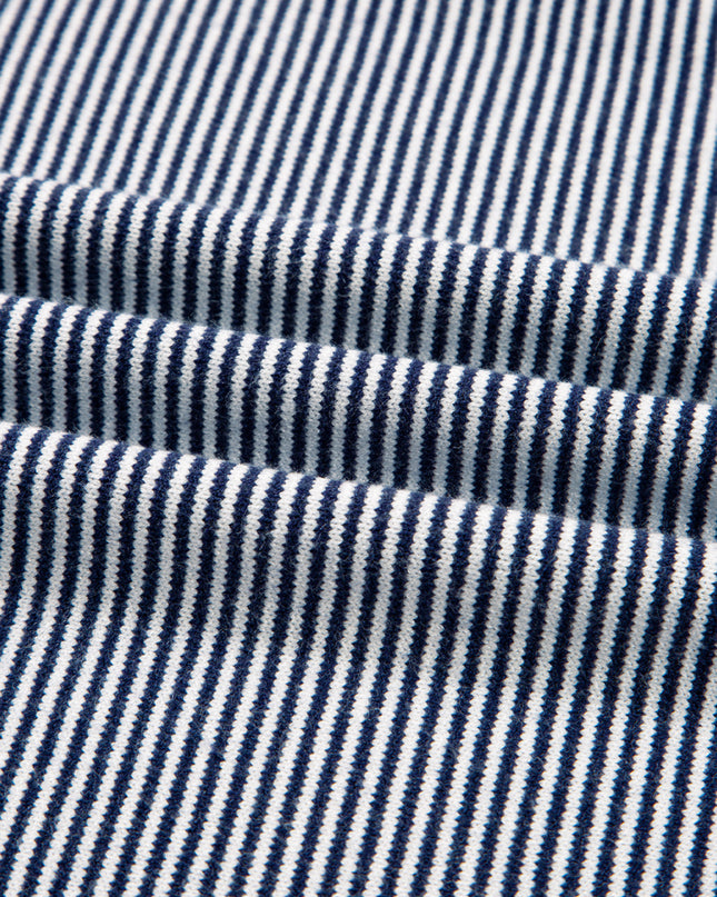 Blue Striped Colorblock Patchwork Dolman Oversize Tunic Sweater