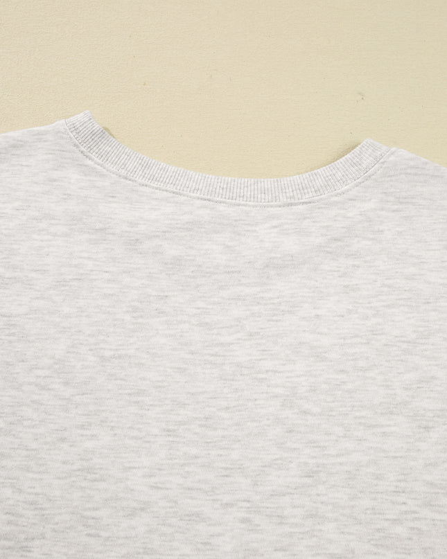 Black GAME DAY Vintage Washed Sweatshirt – Oversized Baggy Graphic Pullover